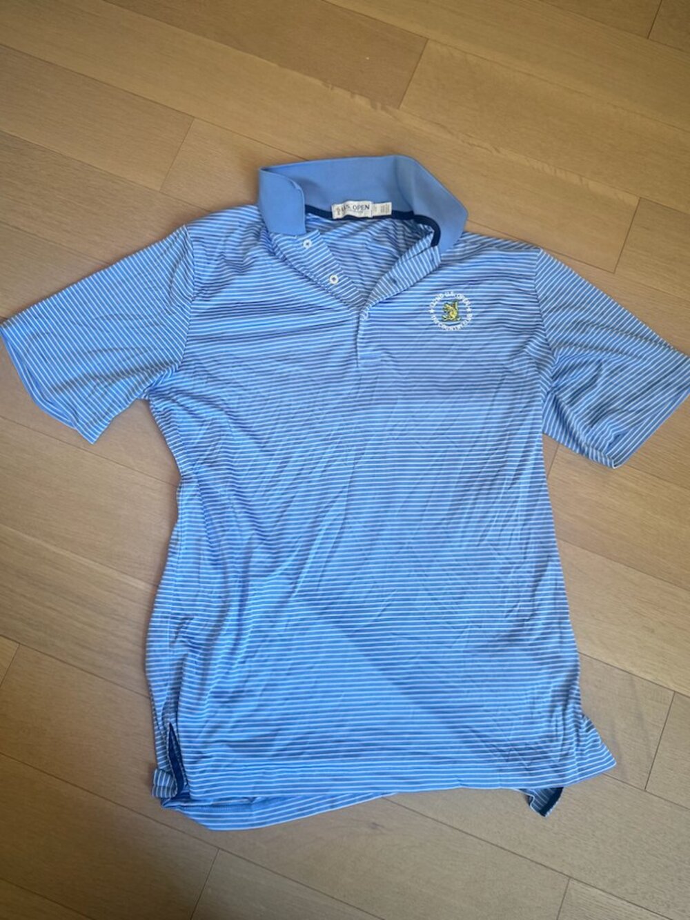 MENS US OPEN POLO GOLF STRIPED SHORT SLEEVE SHIRT